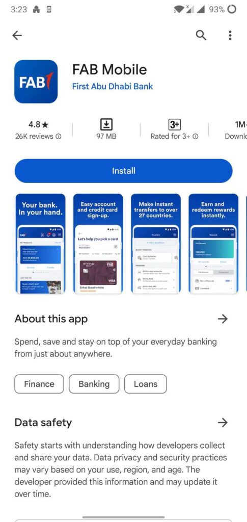 fab bank app