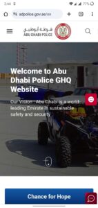 Check Online Abu Dhabi Traffic Fines