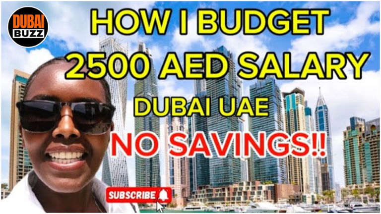 The Survival Budget Living in Dubai on AED 2,500 per Month